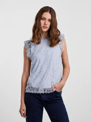 Produktbild von Pieces Pcolline Sl Lace Top Noos Bc