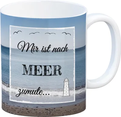 Produktbild von Mir ist nach Meer zumute Kaffeebecher