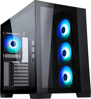 Image de itek Case Tower Black ARGB ATX/mATX/Mini-ITX avec verre trempé et USB 3.2