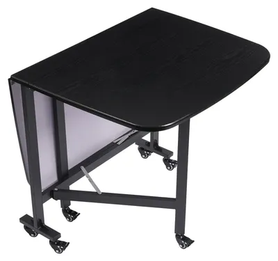 Imagen del producto de Mesa plegable para comedor con estante abierto