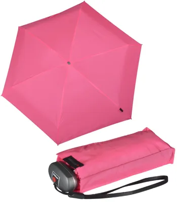 Produktbild von Knirps mini Taschenschirm Travel neon pink