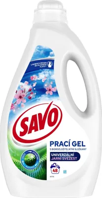 Obrázek produktu pro SAVO Jarní svěžest na barevné i bílé prádlo (48 praní)
