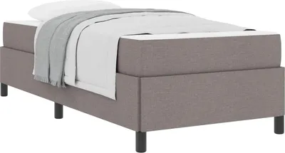 Zdjęcie produktu dla Łóżko sprężynowe Ciemnoszary 80 x 200 cm tkanina