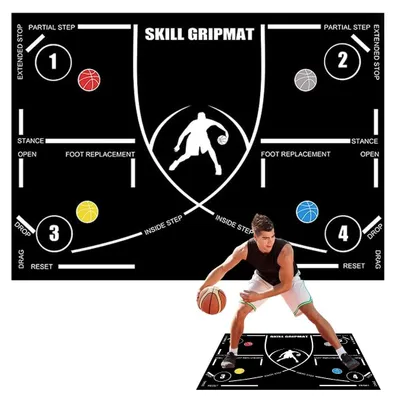 Obrázek produktu pro Přenosná tréninková podložka na basketbal s protiskluzovými gumovými podložkami