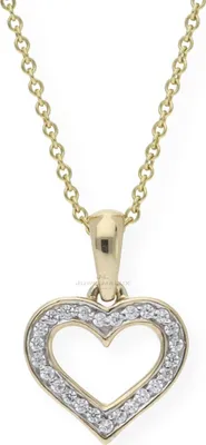 Produktbild von Herzanhänger Gold 333 Zirkonia JL10-02-1505 JuwelmaLux