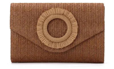 Immagine prodotto di Omgoods - Pochette a treccia in paglia naturale