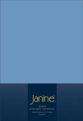 Produktbild von Janine ELASTIC Spannbetttuch 5002  - 200 X 200 blau
