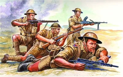 Immagine prodotto di Italeri 1:72 WW2 - 8. Esercito britannico