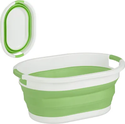 Image de relaxdays Panier à linge pliable 24 litres
