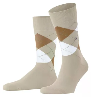 Produktbild von Burlington Herren Socken King M So Baumwolle gemustert 1 Paar, Beige Silk 4097,