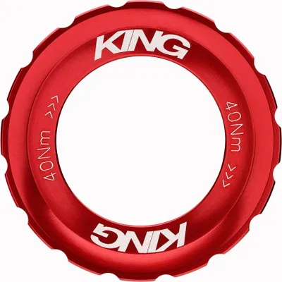 Zdjęcie produktu dla Pierścień blokujący Chris King Centerlock, zewnętrzny wielowypust, czerwony