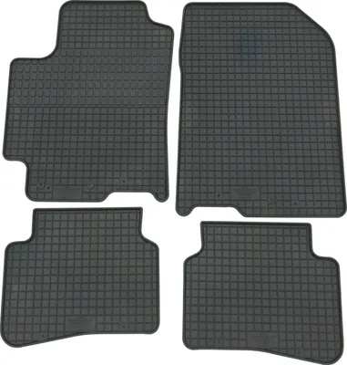 Produktbild von für Kia Rio ab 01/2017 Passform Fußmatten PETEX Gummimatten 4-teilig schwarz Allwettermatten Gummifußmatten