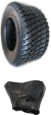 Produktbild von 1x Schlauch + 1x 16x7.50–8 Reifen WAVE Rasenmäherreifen Reifen für Rasentraktor Aufsitzmäher Schneeräumer Rasenreifen 16 x 7.50-8 16 x 7.5-8 Mantel Reifenmantel
