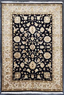 Produktbild von Teppich S.COLLECTION | Farbe: schwarz; Größe: 170 x 240 cm | strapazierfähig und leicht zu reinigen | Wohnzimmer | Schlafzimmer