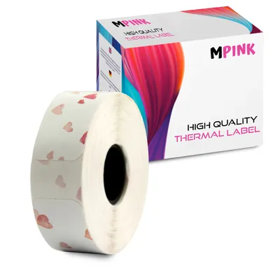 Zdjęcie produktu dla Termiczna taśma papier do etykiet MP-RL-15*30*230PT-RL Romantic Love