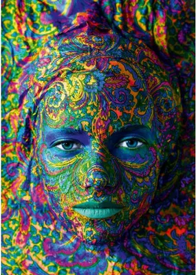 Produktbild von Bluebird Puzzle Legespiel Face Art - Frauenporträt - 1000 Teile