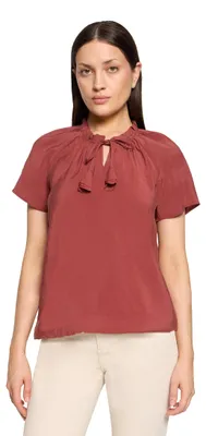 Produktbild von Cartoon Damen Casual-Bluse mit Raffung 40, Rust Brown