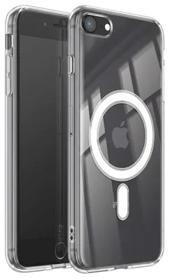 Obrázek produktu pro Zanaé, pouzdro MagSafe pro iPhone SE (2022 / 2020 / 8 / 7), odolné proti nárazům, průhledné