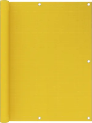 Obrázek produktu pro Balkonová zástěna žlutá 120 x 500 cm HDPE