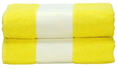 Produktbild von A&R AR087 | SUBLI-Me® Big Towel - Badetuch - 100 x 210 cm - Farbe: Bright Yellow - Größe: 100 x 210 cm