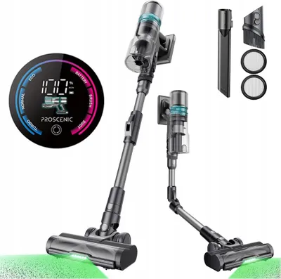 Obrázek produktu pro Proscenic Akumulátorový Vysavač P16 45000Pa Pro Vlasy Ohebná Trubice