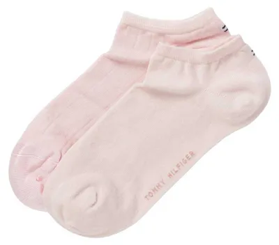 Immagine prodotto di Tommy Hilfiger - Calzini Liner da donna (confezione da 2) NA1374 (34 EU - 38 EU) (rosa)