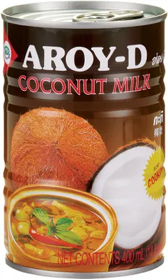 Produktbild von AROY-D Kokosmilch zum Kochen 400ml | Kokosnussmilch | Cocosmilch | Coconut Milk