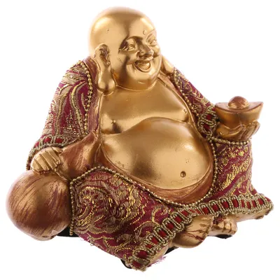 Produktbild von Glücks-Buddha sitzt Sammlerstück,Mini Glitter Lucky Buddha,Bouddha Chanceux Mini