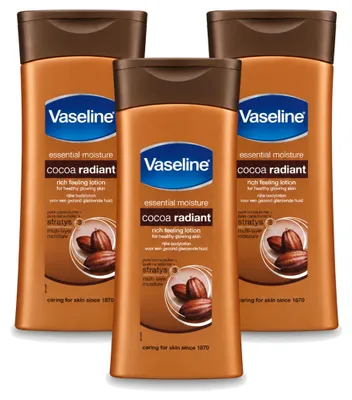 Produktbild von 3 x Vaseline Cocoa Bodylotion - 400 ml - Vorteilspackung - 3 Stücke