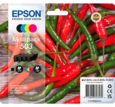 Produktbild von Epson Multipack T 503 BK/C/M/Y T 09Q6