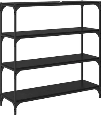 Image de Bibliothèque Chêne noir 100 x 33 x 100 cm