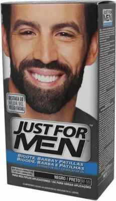 Productafbeelding van Just For Men Snor- en baardverf, Echt zwart, 28, 4g