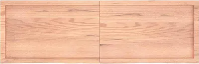 Obrázek produktu pro vidaXL Nástěnná police světle hnědá 160x50x(2-4) cm dubový masiv ošetřený dubem