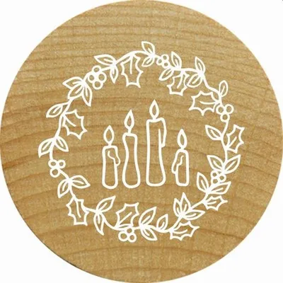 Image de COLOP Tampon à motif Woodies "4 bougies