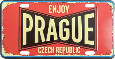 Obrázok produktu pre GiftyCity Kovový nápis Praha