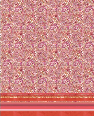 Baumwoll-Sprei rot 220x255 cm, atmungsaktiv