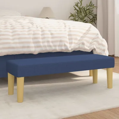 Produktbild von "im Angebot" Sitzbank Blau 100x30x30 cm Stoff - Gartenbänke CC15650