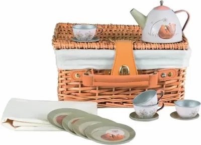 Immagine prodotto di Set da tè in cesta da picnic Foresta, Egmont Toys