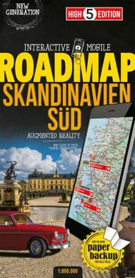 Obrázok produktu pre Cestná mapa južnej Skandinávie 1 : 800 000