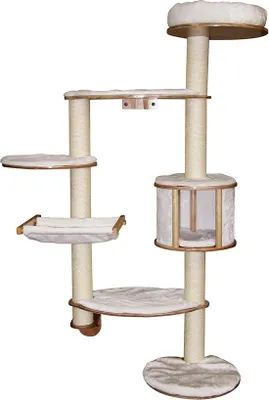 Produktbild von Katennest - Katzenklettergerüst - Holz - 120 cm - Katzenspielzeug