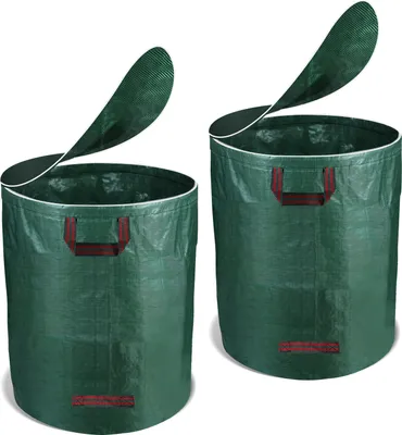 Produktbild von Aopunly Gartensack mit Deckel Gartenabfallsack verschließbar Laubsack 2er Set 272 L Garten Sack
