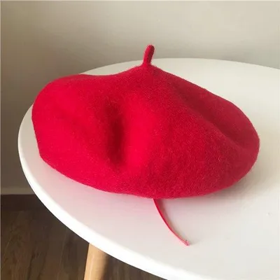 Produktbild von Wollenbaretten für Mädchen und Frauen, Herbst- und Wintermode