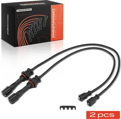 Imagen del producto de Kit de 2 cables de bujía Frankberg para Mazda 323 F VI y 323 S VI, modelos 1.5L y 1.6L, años 1998-2004