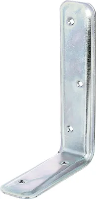 Zdjęcie produktu dla Alberts 849627 Wspornik, wytłaczany, ocynkowany, pasywowany grubowarstwowo, 100 x 160 x 40 mm, zestaw 20 szt