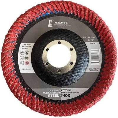 Image de Disque abrasif double face PROFI, Ø 125, P40, céramique