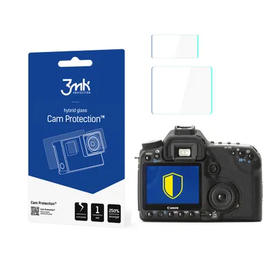 Produktbild von 3mk Display Hybridglas Cam Protection für Canon EOS 50D transparent 0,16mm