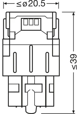 Immagine prodotto di Lampada a incandescenza OSRAM 7515DYP-2BL