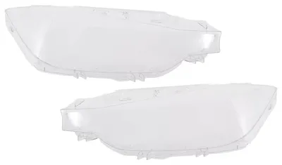 Imagen del producto de Carcasa de faro, lente de faro para BMW Serie 3 F30 F31, modelo actualizado (LCI) de 2015 a 2018, transparente.