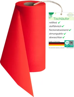 Produktbild von Sensalux Tischläufer 30cm x 25m rot
