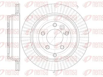 Produktbild von 2x REMSA Bremsscheibe 6995.10 hinten für LAND ROVER Range Rover Sport (L320)